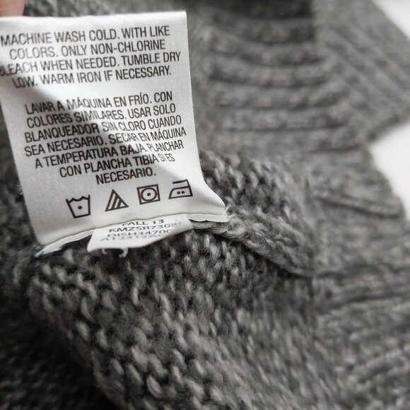 David Taylor Sweater Size Medium Gray V-Neck Pullover Vintage - Picture 8 of 9